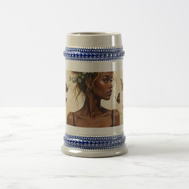 Ethereal Beauty in Bloom Beer Stein (Center)