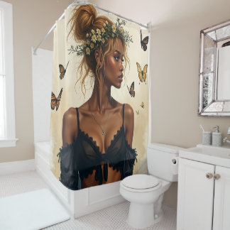 Ethereal Beauty in Bloom Shower Curtain