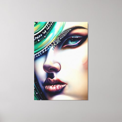 Ethereal Beauty Sparkly Jewels  Canvas Print