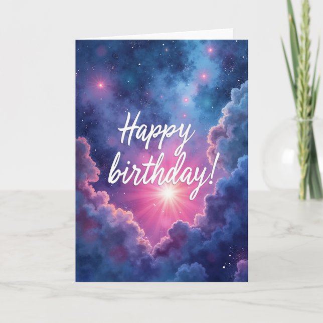 Ethereal Birthday Card (Front)