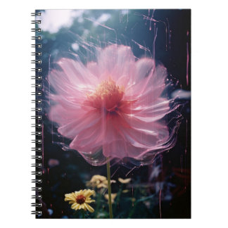 Ethereal Blossom: A Dance of Light and Color Notebook