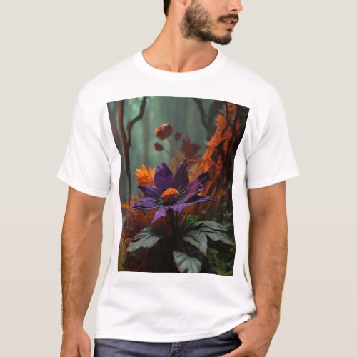 Ethereal Blossom A Hyper_Realistic Sculpture Tee