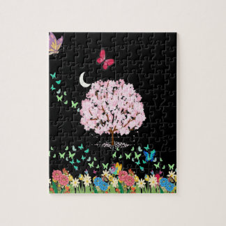 "Ethereal Blossom" Floral Puzzle