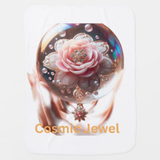  Ethereal Blossom: Jewel of Enchantment Baby Blanket