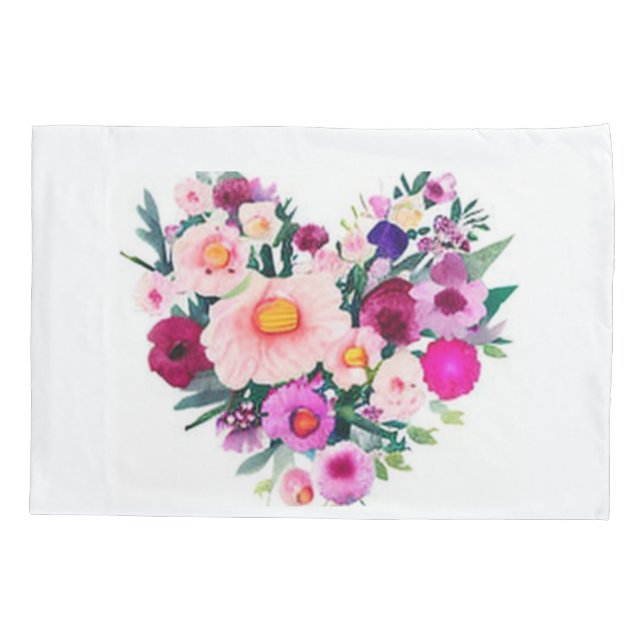 Ethereal Blossoms: A Vermeer-inspired Ode to Natur Pillow Case (Back)