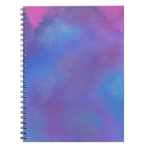 Ethereal Blue Abstract Notebook