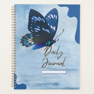 Ethereal Blue Butterfly & Watercolor Aesthetic Planner