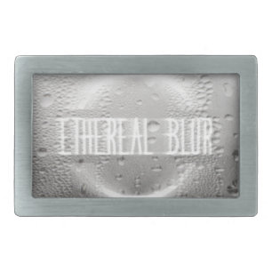 ethereal blur rectangular belt buckle