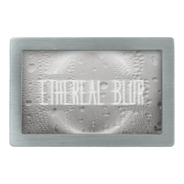 ethereal blur rectangular belt buckle (Front)