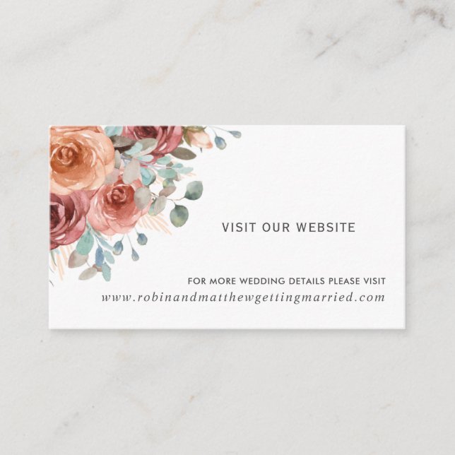 Ethereal Blush Peach, Website, Enclosure Card (Front)