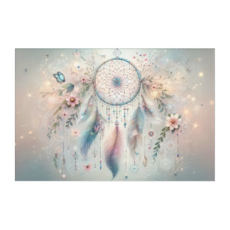 Ethereal Boho Dreamcatcher  Acrylic Print