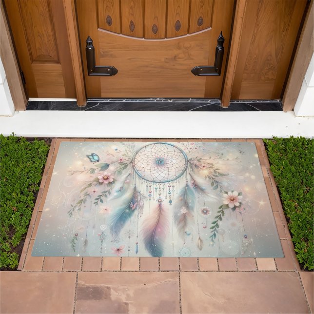 Ethereal Boho Dreamcatcher Doormat (Outdoor)