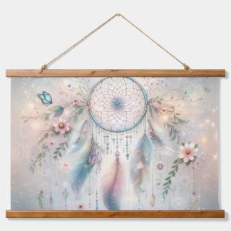 Ethereal Boho Dreamcatcher Hanging Tapestry