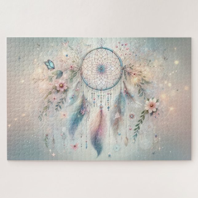 Ethereal Boho Dreamcatcher  Jigsaw Puzzle (Horizontal)