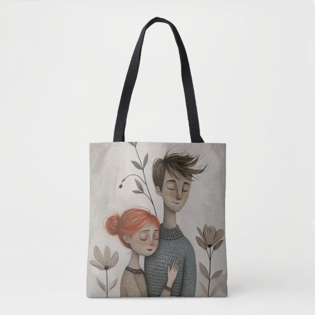 Ethereal Bond Tote - Carry the Magic of Connection (Front)