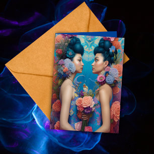 Ethereal Bridesmaid Proposal Thank You Fantasy AI Card