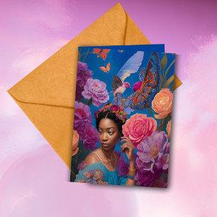 Ethereal Bridesmaid Proposal Thank You Fantasy AI Card