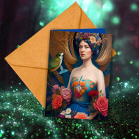 Ethereal Bridesmaid Proposal Thank You Fantasy AI Card