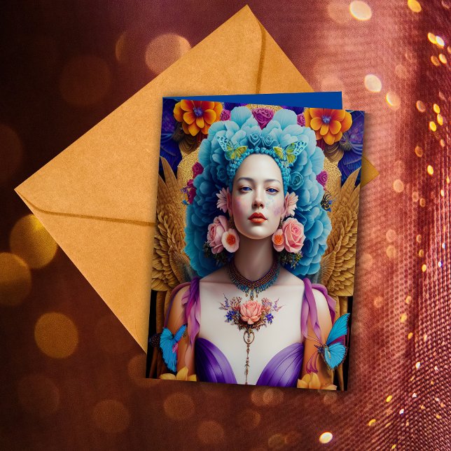 Ethereal Bridesmaid Proposal Thank You Fantasy AI Card (Creator Uploaded)