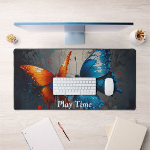 Ethereal Butterfly Dance Work Space Desk Mat
