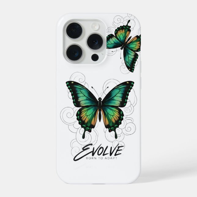 Ethereal Butterfly "EVOLVE iPhone Case (Back)