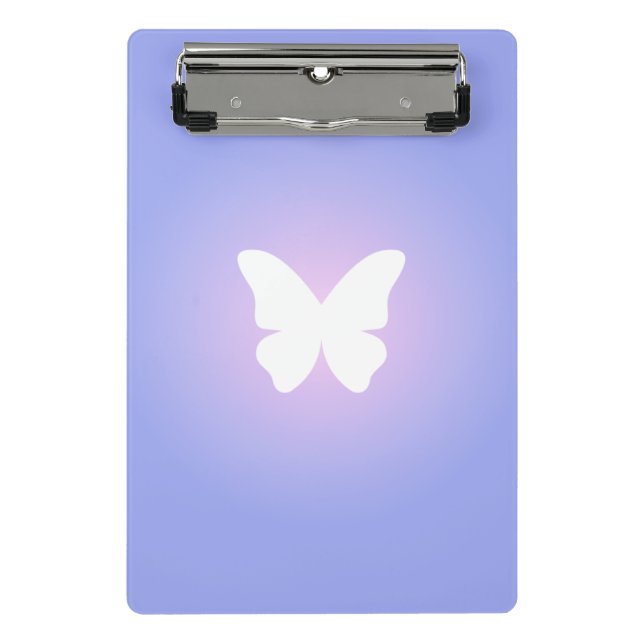 Ethereal Butterfly Glow Mini Clipboard (Front)