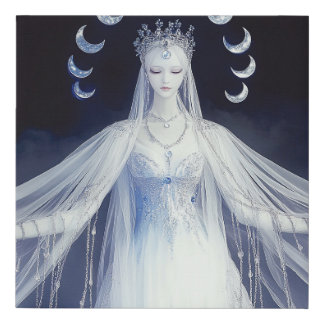 Ethereal Celestial Women Faux Canvas Print