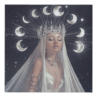 Ethereal Celestial Women Faux Canvas Print