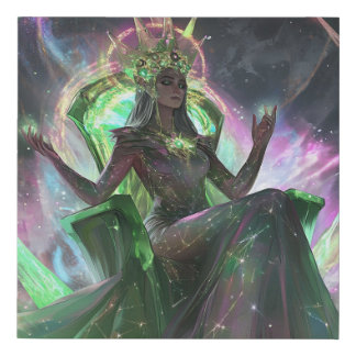 Ethereal Celestial Women Faux Canvas Print