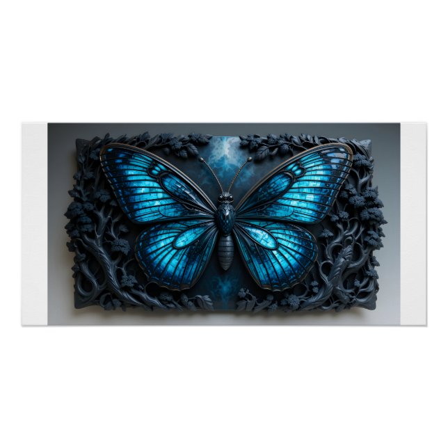 Ethereal Ceramic Butterfly Poster (Front)