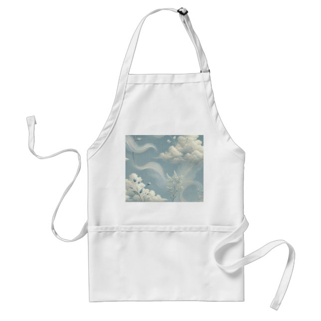 Ethereal Clouds Adult Apron (Front)