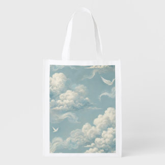 Ethereal Clouds Grocery Bag