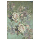 Ethereal Cream Roses, Purple Pansies and Insects