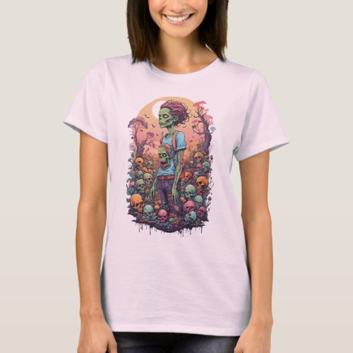 Ethereal Decay Graphic T_Shirt