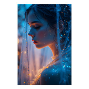 Ethereal Dream Portrait Poster