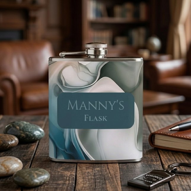 Ethereal Dreamscape: Tranquil Abstract Flask (Creator Uploaded)
