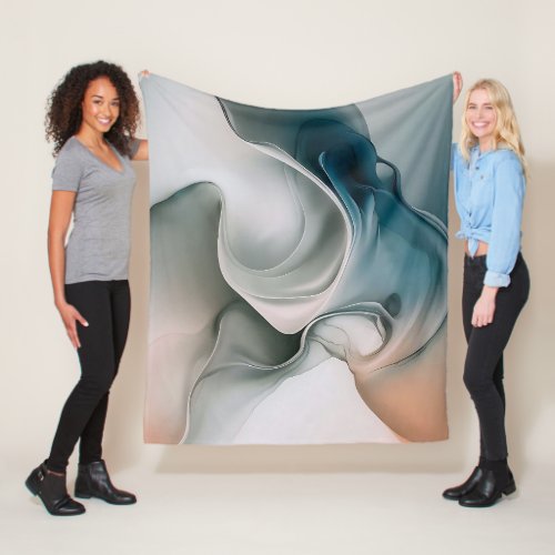 Ethereal Dreamscape Tranquil Abstract Fleece Blanket