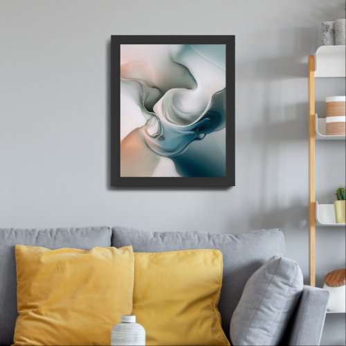 Ethereal Dreamscape Tranquil Abstract Framed Art