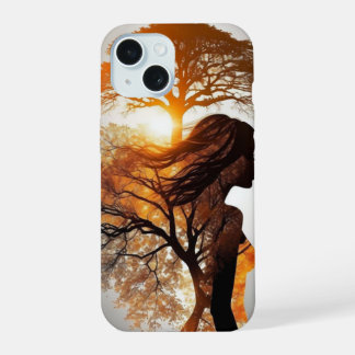 Ethereal Elegance: AI-Designed Beautiful Woman  iPhone 15 Case