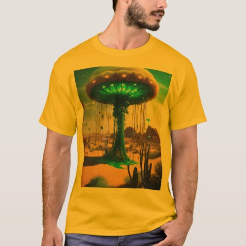 Ethereal Elegance Jellyfish_Inspired T_Shirt Desi