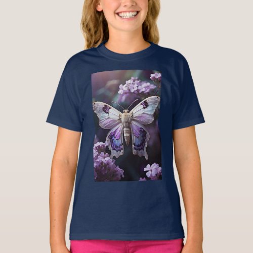 Ethereal Elegance Mystical Moth T_Shirt