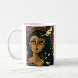 Ethereal Enchanted Angelic Girl Coffee Mug