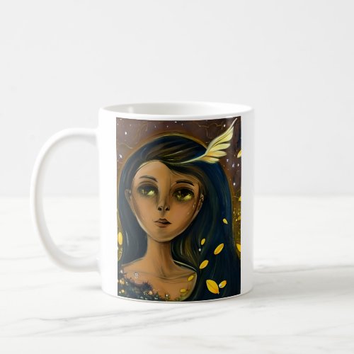 Ethereal Enchanted Angelic Girl  Coffee Mug