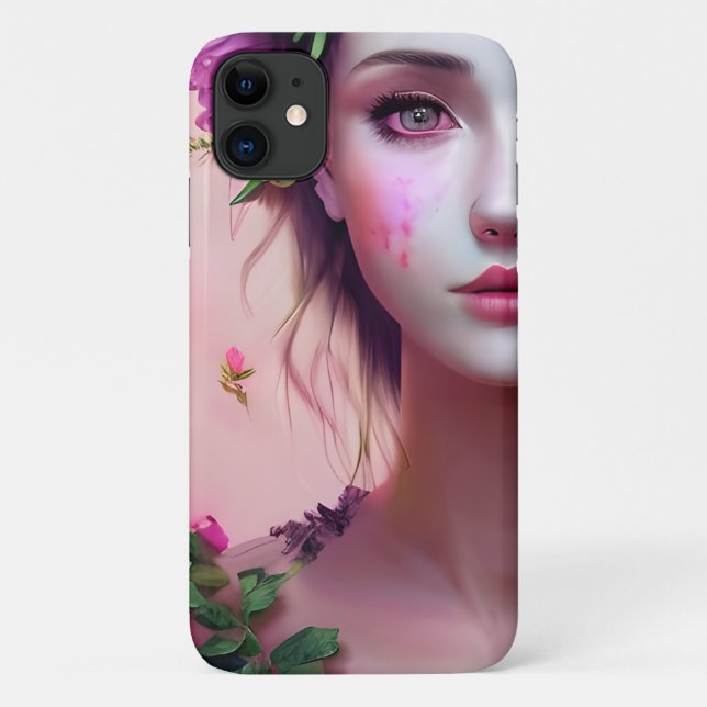 Ethereal Enchanted Fairytale Beautiful Woman Case-Mate iPhone Case (Back)