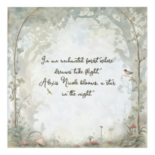 Ethereal Enchanted Forest Acrylic Print