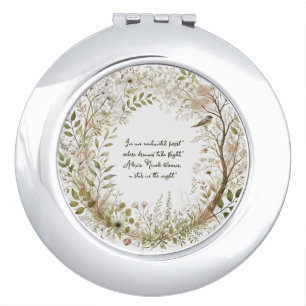 Ethereal Enchanted Forest Compact Mirror