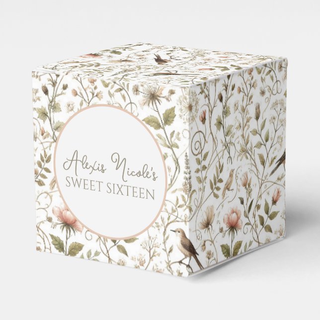 Ethereal Enchanted Forest Favor Boxes (Front Side)