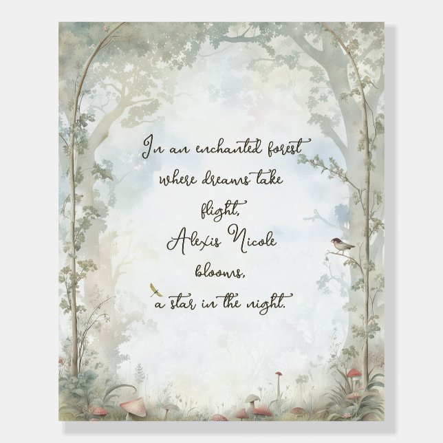 Ethereal Enchanted Forest Foam Board (Front)