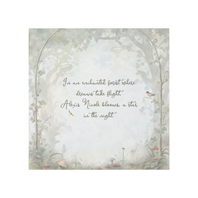 Ethereal Enchanted Forest Gallery Wrap (Front)