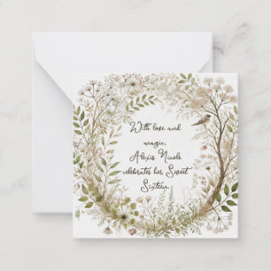 Ethereal Enchanted Forest Note Card